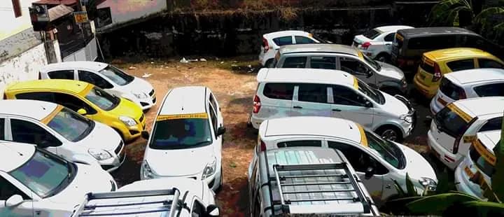 Mango Cabs yard — daytime aerial view