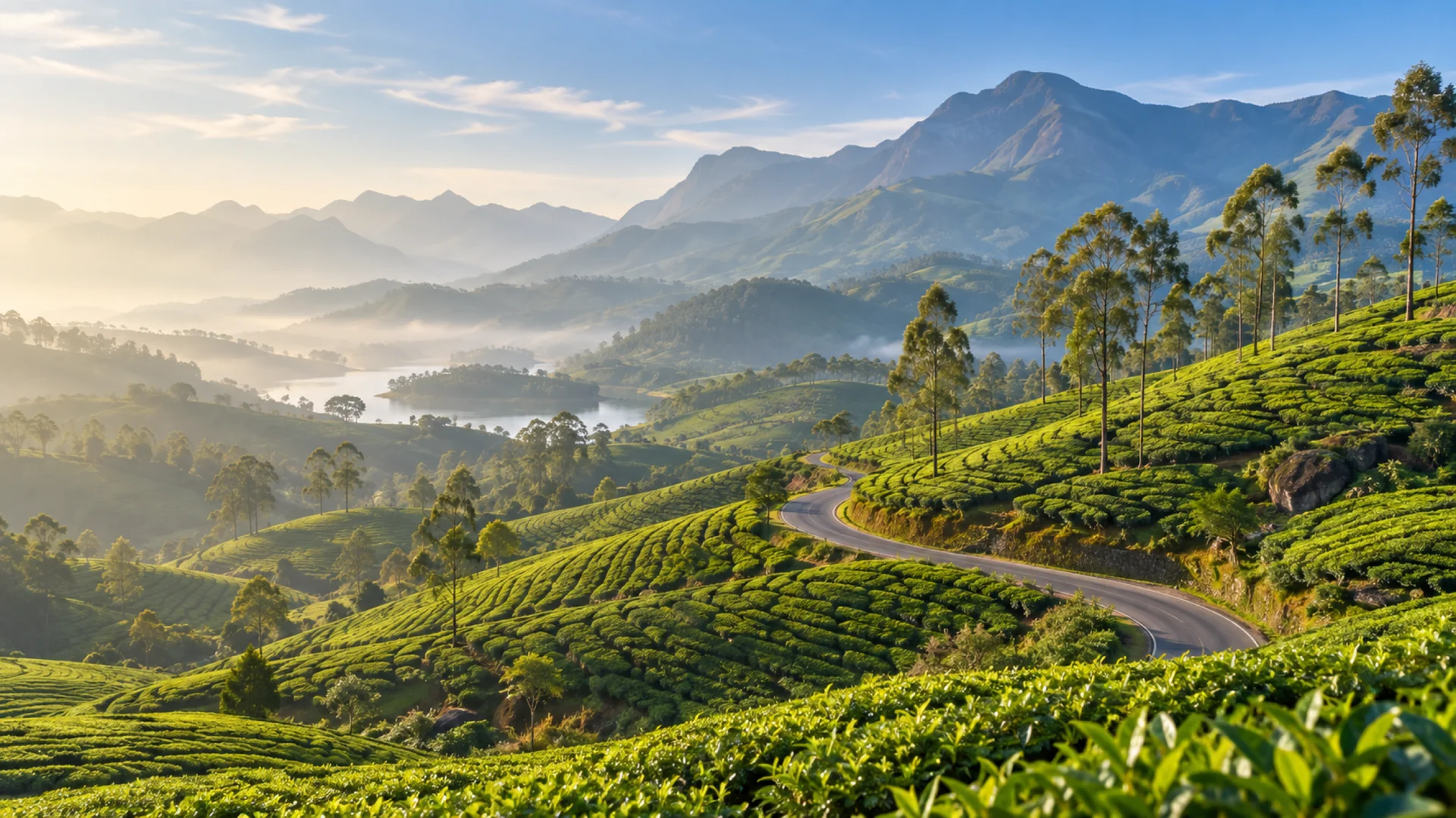 Taxi from Trivandrum to Munnar